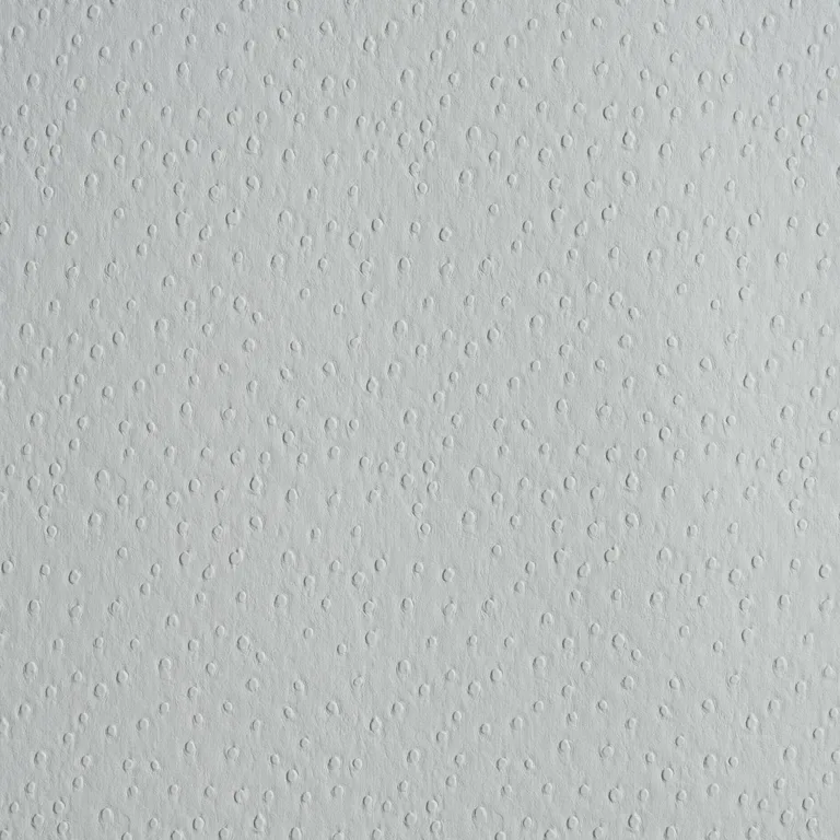 Schumacher 87282 Ostrich Vegan Leather Fog fabric swatch