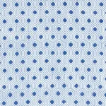 Schumacher 180370 Otis Hand Print Blue fabric swatch