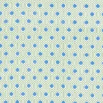 Schumacher 180371 Otis Hand Print Green & Blue fabric swatch