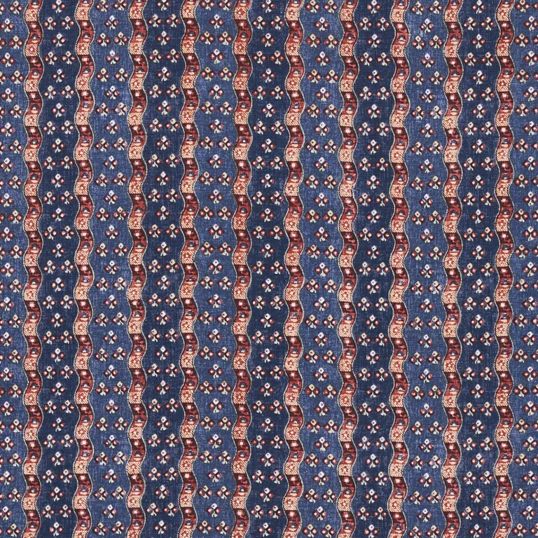 Schumacher 180560 Ottilie Stripe Document fabric swatch