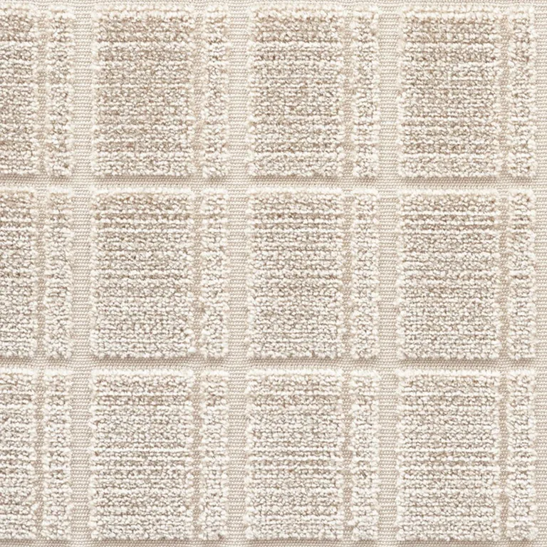 Schumacher 72760 Otto Velvet Parchment fabric swatch