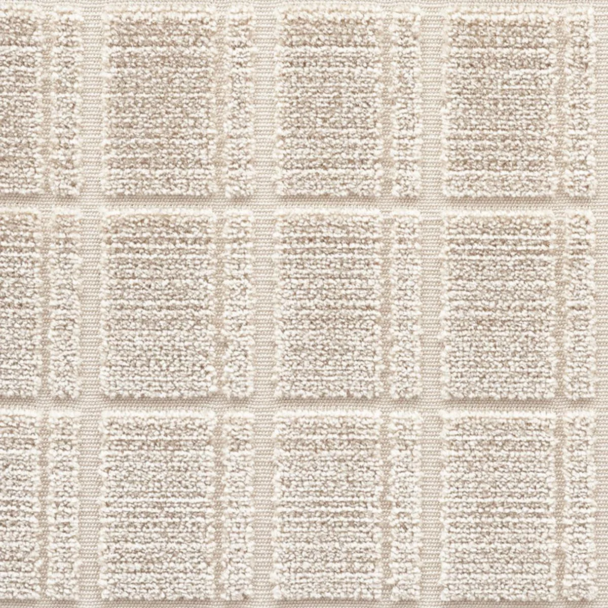 Schumacher 72760 Otto Velvet Parchment fabric swatch