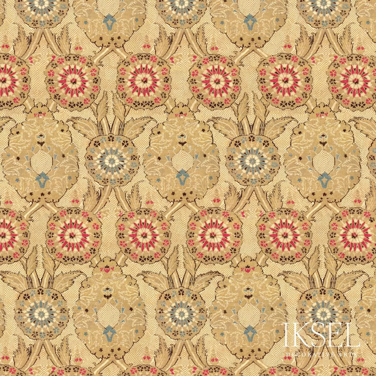 Schumacher RF915CS01 Ottoman Tracery Original fabric swatch