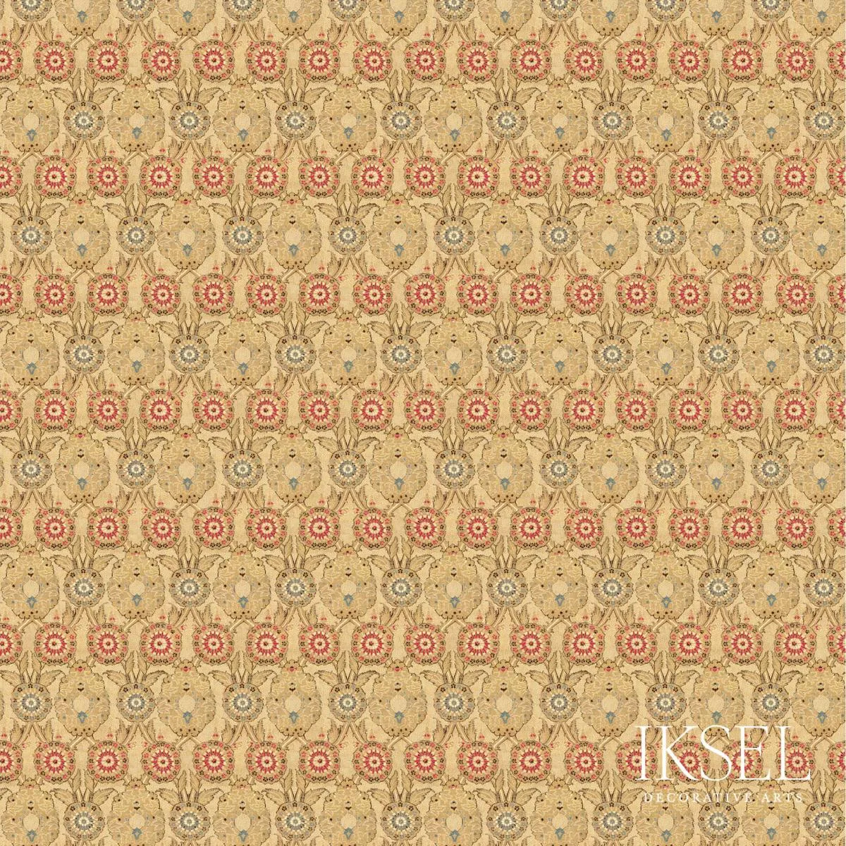 Schumacher RF915CS01 Ottoman Tracery Original fabric swatch