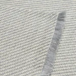 Schumacher 82582 Outdoor Heavyweight Twill Grey fabric swatch