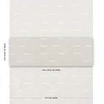 Schumacher 74033 Overlapping Dashes Hand Block Print Buff fabric swatch