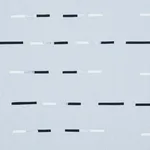 Schumacher 74032 Overlapping Dashes Hand Block Print Sky fabric swatch