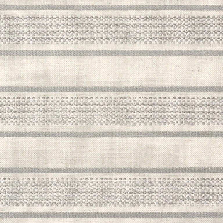Schumacher 72513 Oxnard Grey fabric swatch