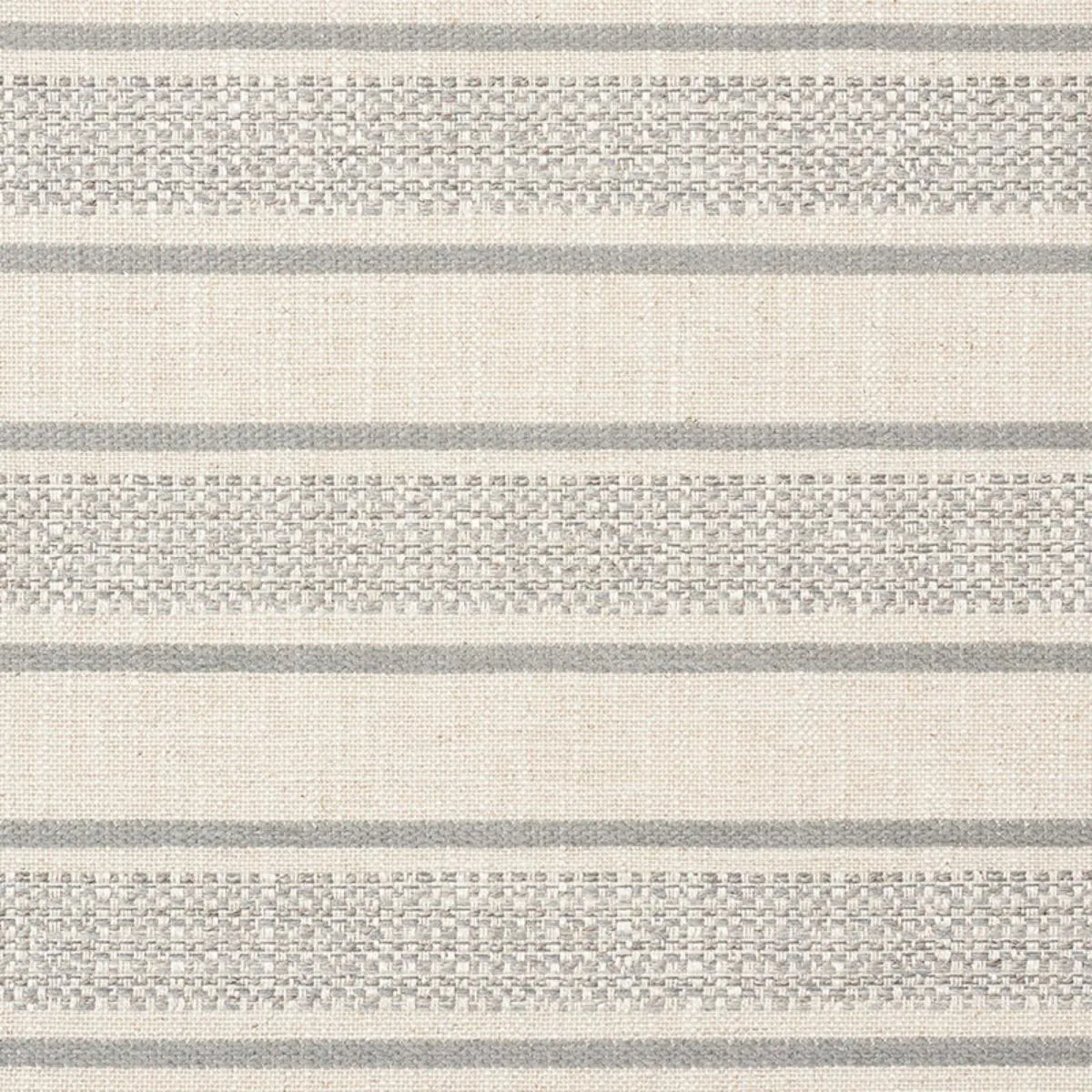 Schumacher 72513 Oxnard Grey fabric swatch