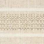 Schumacher 72510 Oxnard Ivory fabric swatch
