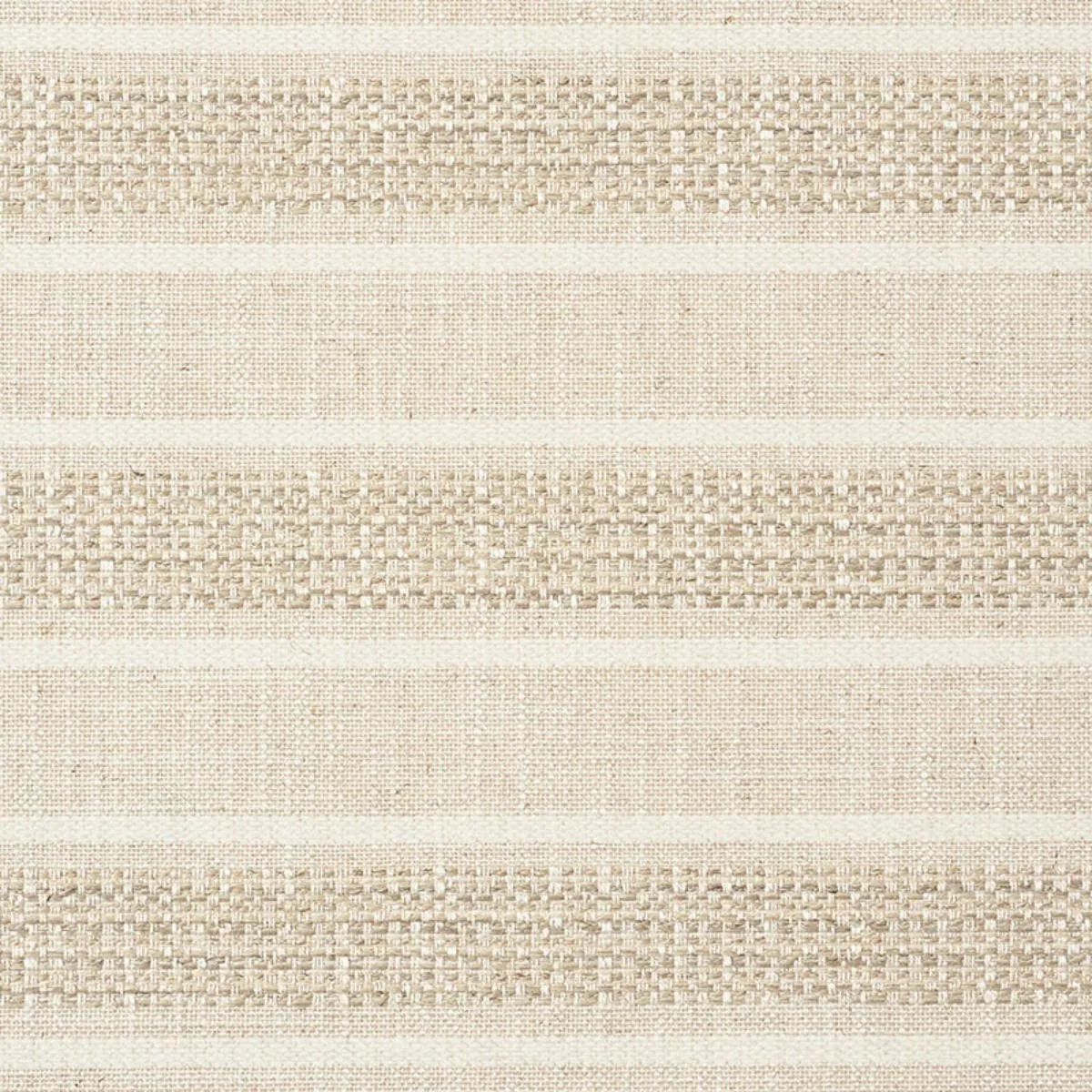 Schumacher 72510 Oxnard Ivory fabric swatch