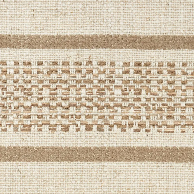 Schumacher 72512 Oxnard Sand fabric swatch
