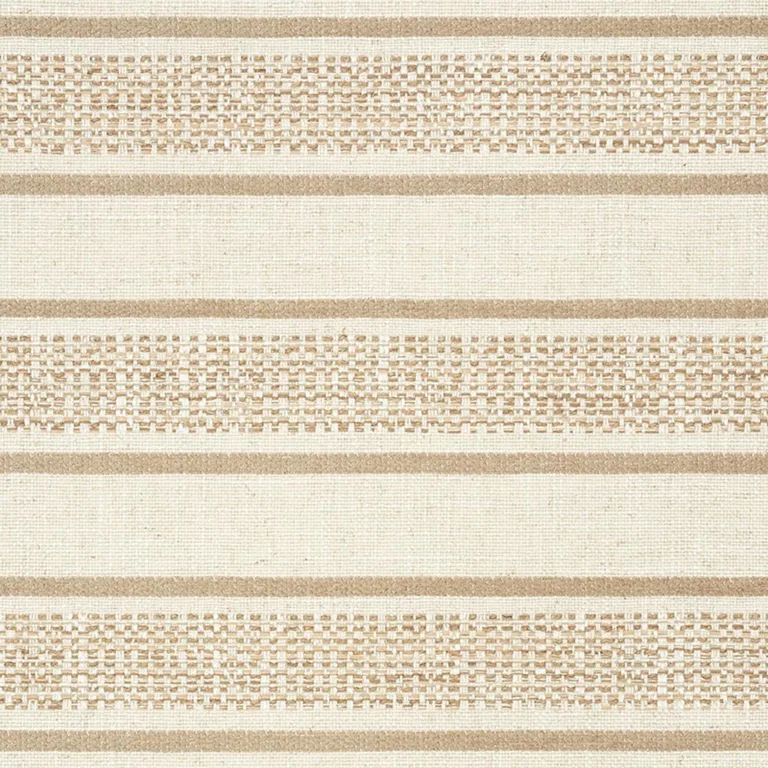 Schumacher 72512 Oxnard Sand fabric swatch