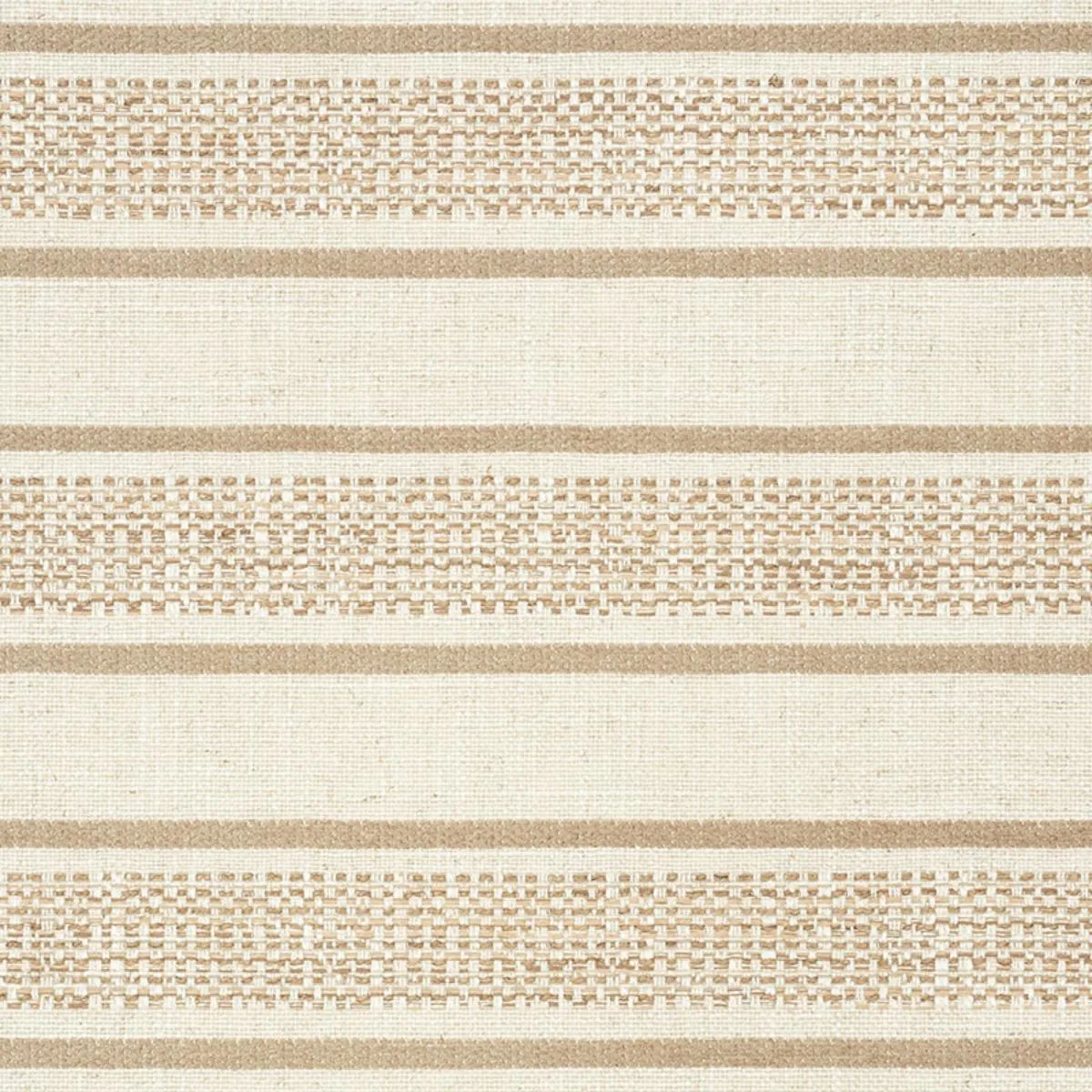 Schumacher 72512 Oxnard Sand fabric swatch