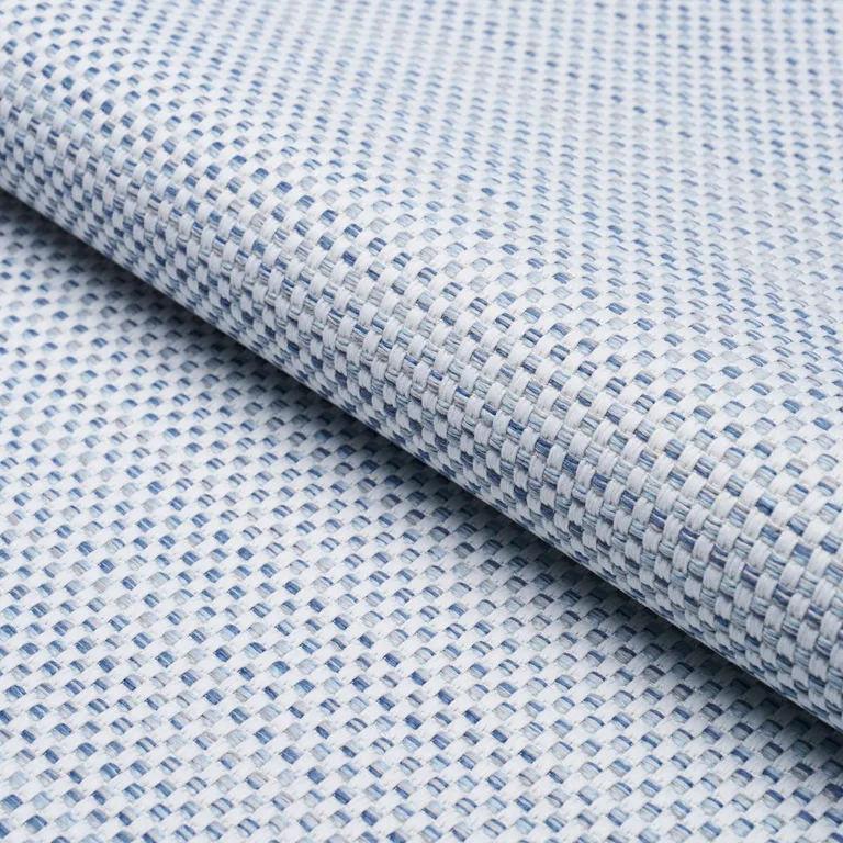 Schumacher 84311 Pacifica Indoor/Outdoor Blue fabric swatch