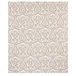 Schumacher 179862 Paisley Court Neutral fabric swatch