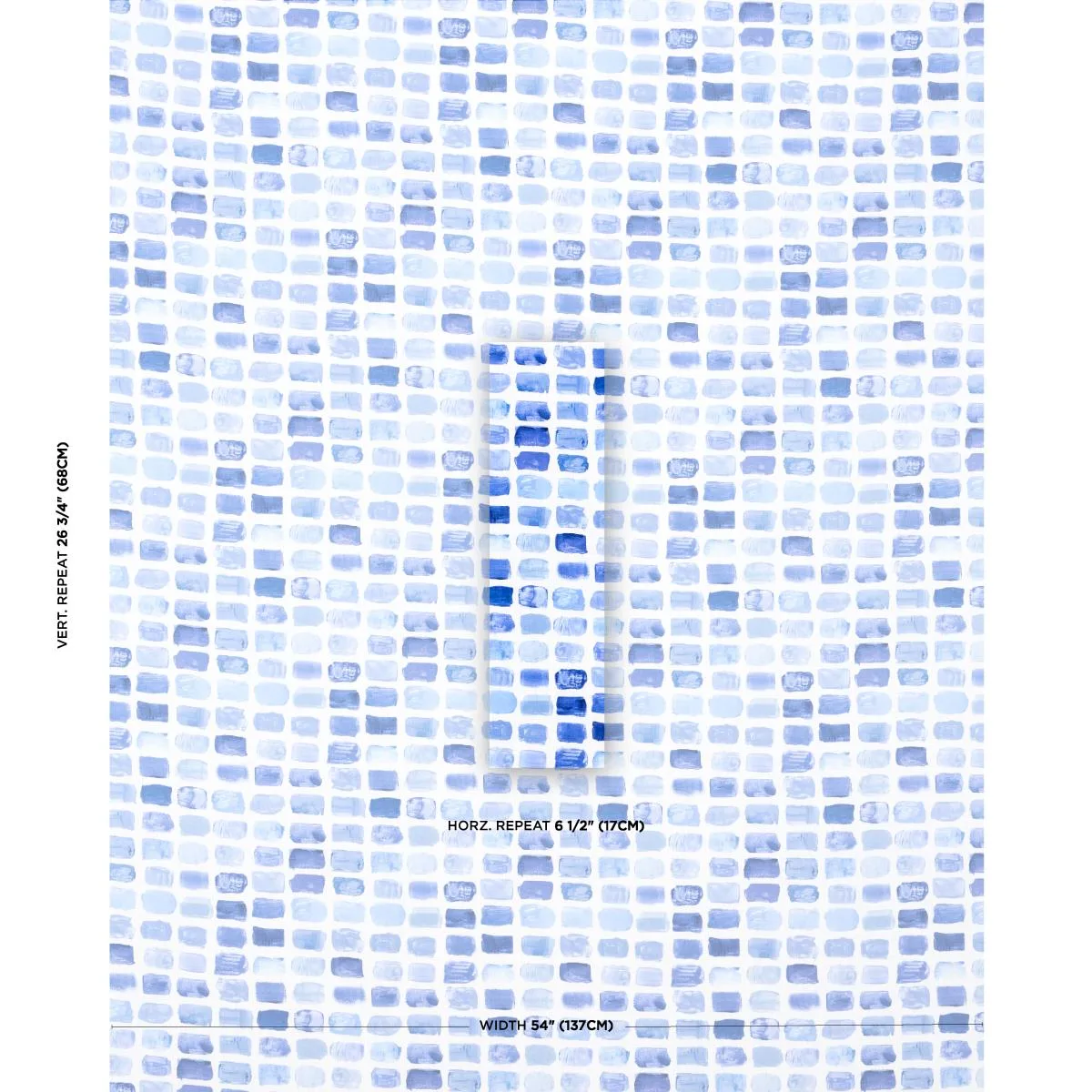 Schumacher 180780 Palette Indoor/Outdoor Lapis fabric swatch