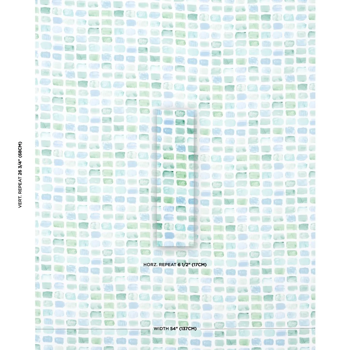 Schumacher 180781 Palette Indoor/Outdoor Seaglass fabric swatch