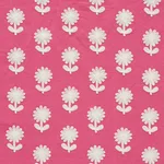 Schumacher 73481 Paley Embroidery Pink fabric swatch