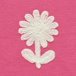 Schumacher 73481 Paley Embroidery Pink fabric swatch