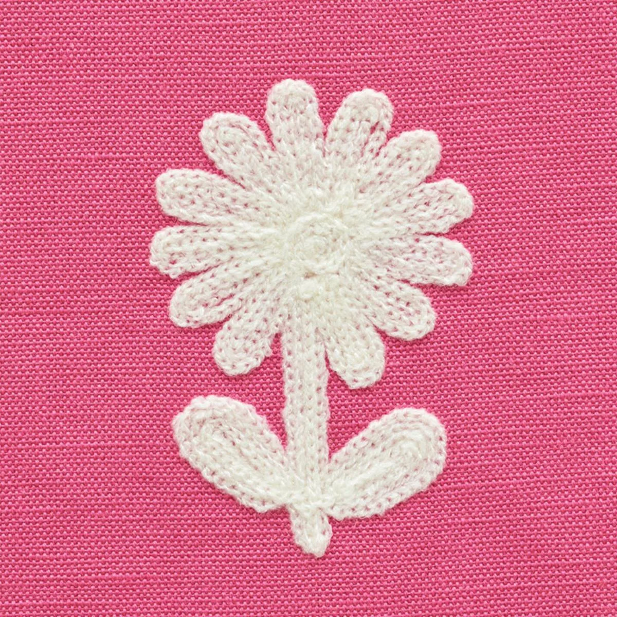 Schumacher 73481 Paley Embroidery Pink fabric swatch