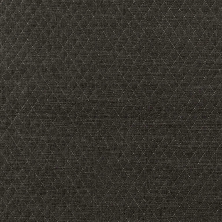 Schumacher 66920 Paley Quilted Velvet Smoke fabric swatch