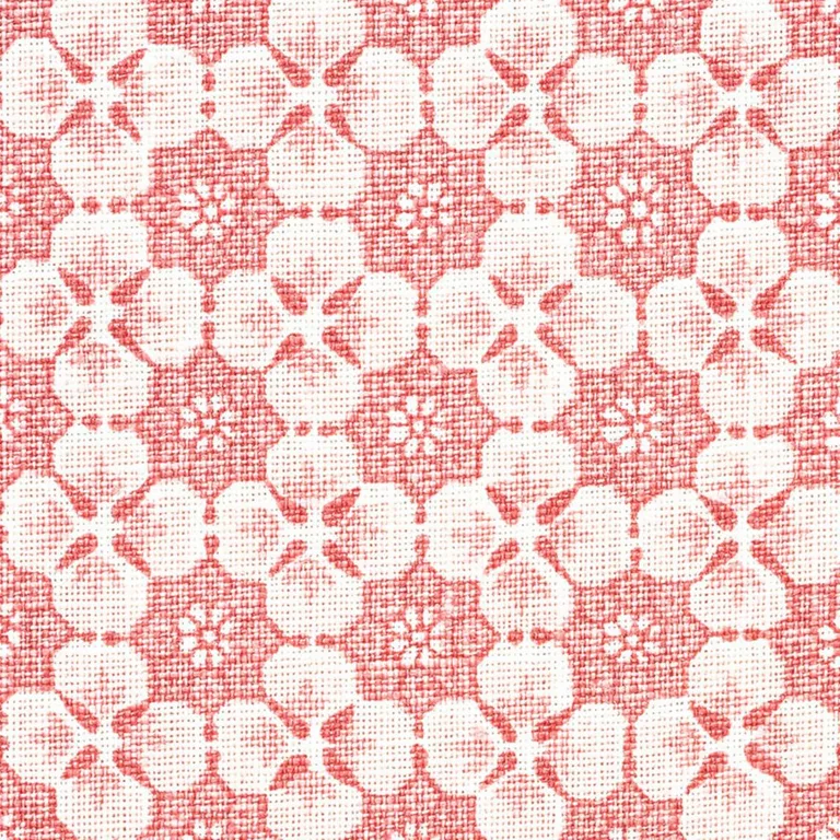 Schumacher 177602 Palisades Floret Pink fabric swatch