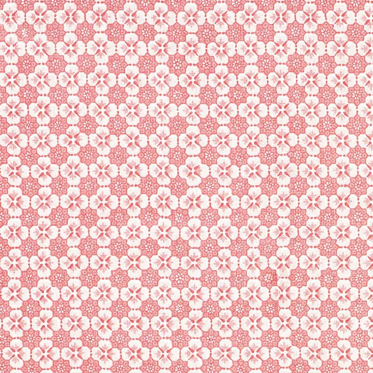 Schumacher 177602 Palisades Floret Pink fabric swatch