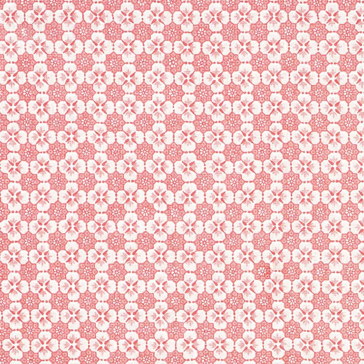 Schumacher 177602 Palisades Floret Pink fabric swatch