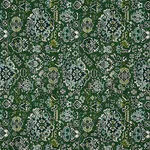 Schumacher 80620 Pallay Epingle Emerald fabric swatch