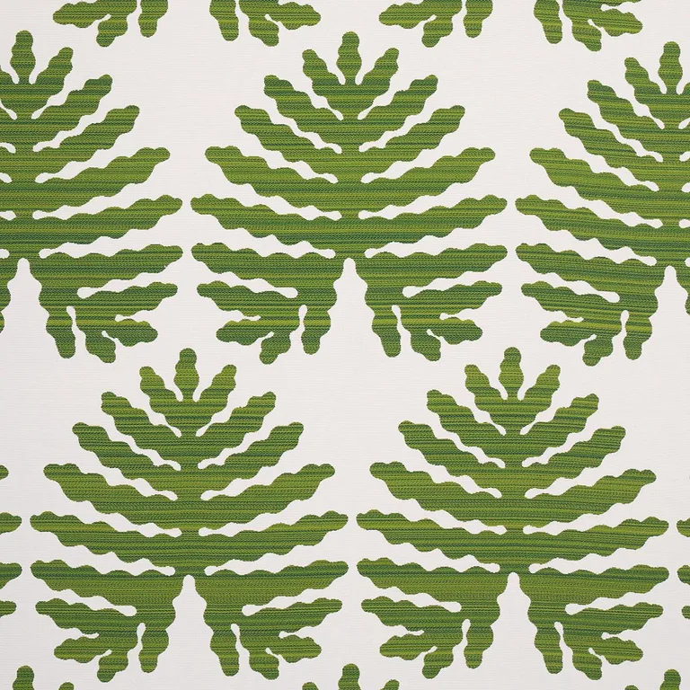 Schumacher 79181 Palma Sola Indoor/Outdoor Green fabric swatch
