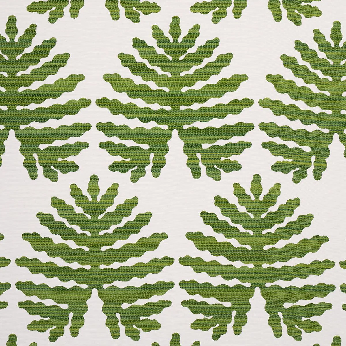 Schumacher 79181 Palma Sola Indoor/Outdoor Green fabric swatch