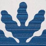 Schumacher 79180 Palma Sola Indoor/Outdoor Navy fabric swatch