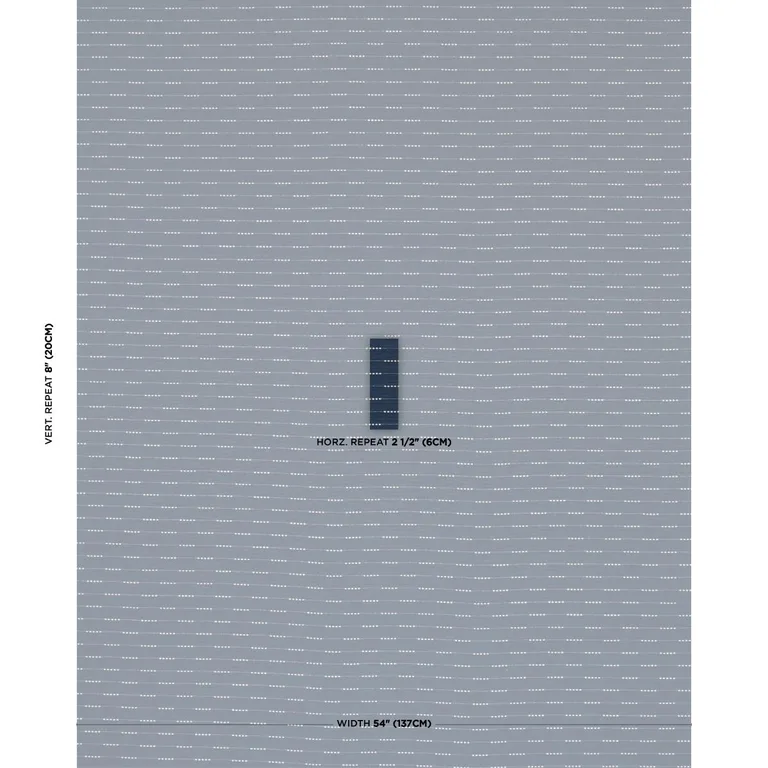 Schumacher 87182 Palmer Indigo fabric swatch