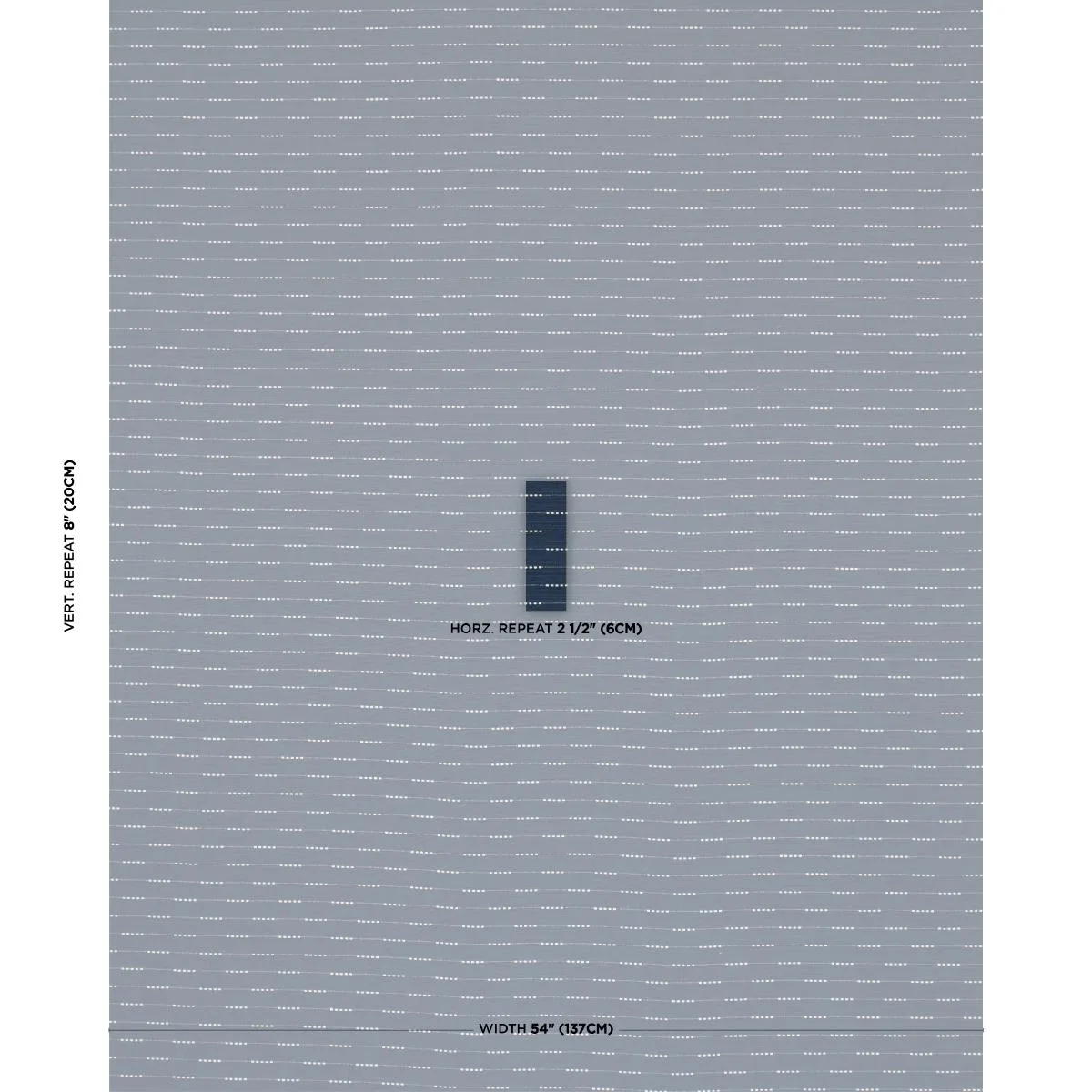 Schumacher 87182 Palmer Indigo fabric swatch