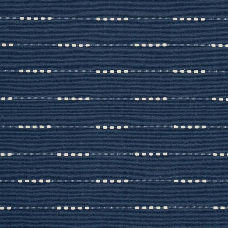 Schumacher 87182 Palmer Indigo fabric swatch