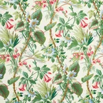 Schumacher 172951 Palmetto Garden Tropic fabric swatch