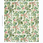Schumacher 172951 Palmetto Garden Tropic fabric swatch