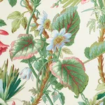 Schumacher 172951 Palmetto Garden Tropic fabric swatch