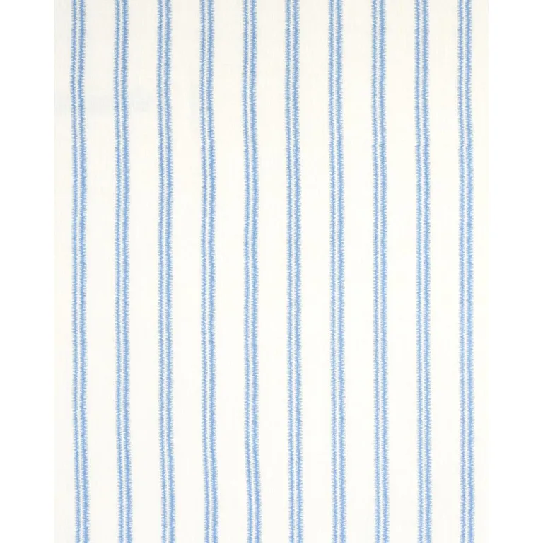 Schumacher 68795 Paloma Embroidery Chambray fabric swatch