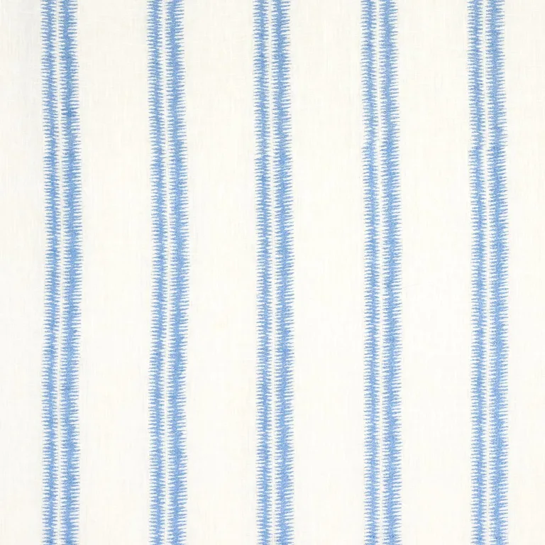 Schumacher 68795 Paloma Embroidery Chambray fabric swatch