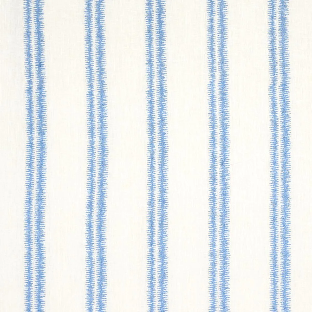 Schumacher 68795 Paloma Embroidery Chambray fabric swatch