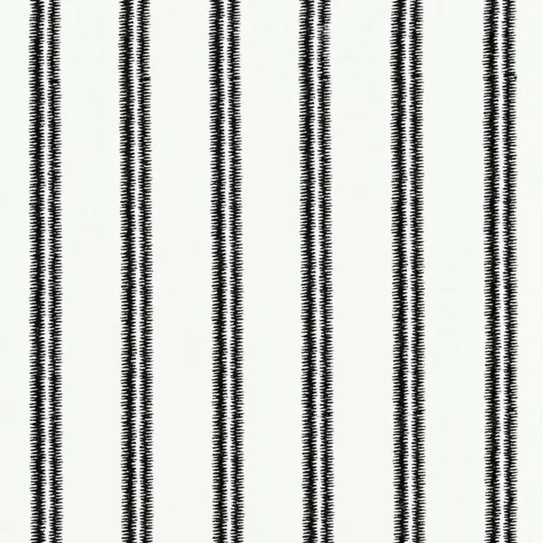 Schumacher 68793 Paloma Embroidery Ebony fabric swatch
