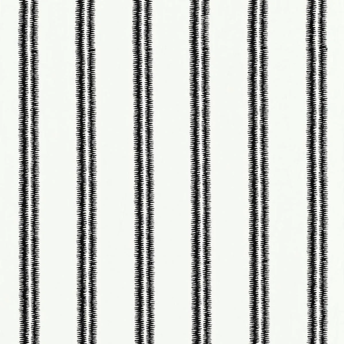 Schumacher 68793 Paloma Embroidery Ebony fabric swatch