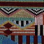 Schumacher 79290 Palomar Hand Woven Brocade Multi fabric swatch