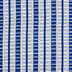 Schumacher 78822 Palopo Hand Woven Stripe Azul fabric swatch