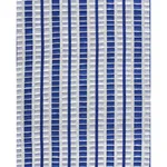 Schumacher 78822 Palopo Hand Woven Stripe Azul fabric swatch
