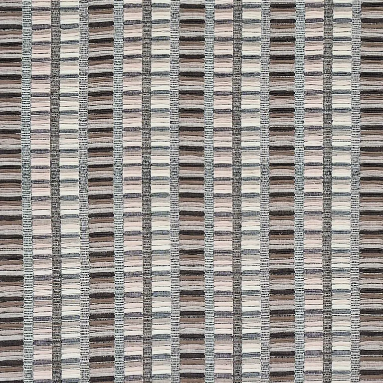 Schumacher 78820 Palopo Hand Woven Stripe Black fabric swatch