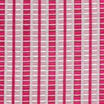 Schumacher 78821 Palopo Hand Woven Stripe Flamingo fabric swatch