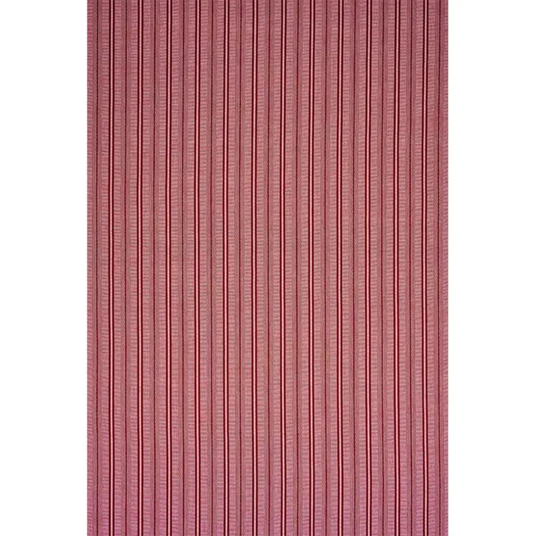 Schumacher 78850 Panan Hand Woven Stripe Claret fabric swatch